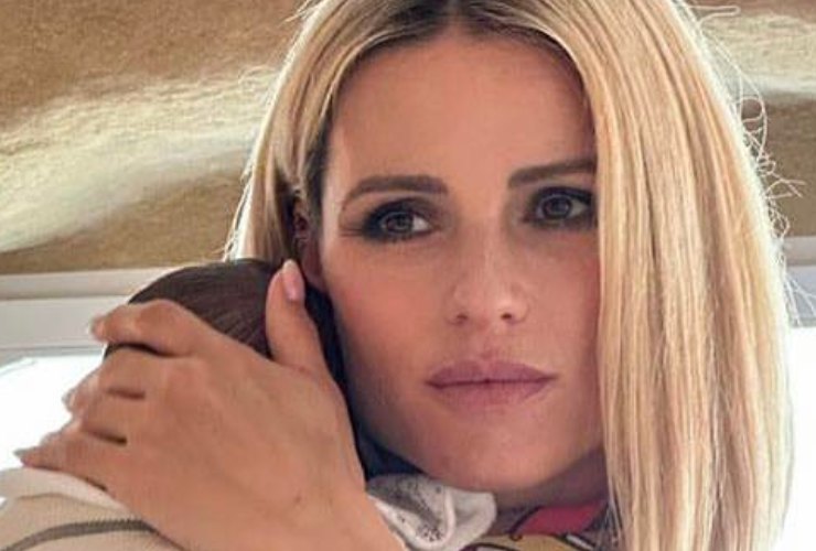 Michelle Hunziker e il nipote