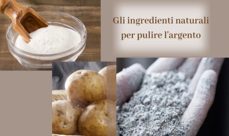 Gli ingredienti naturali per pulire l'argento