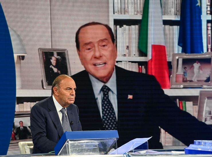 Silvio Berlusconi e Bruno Vespa. 