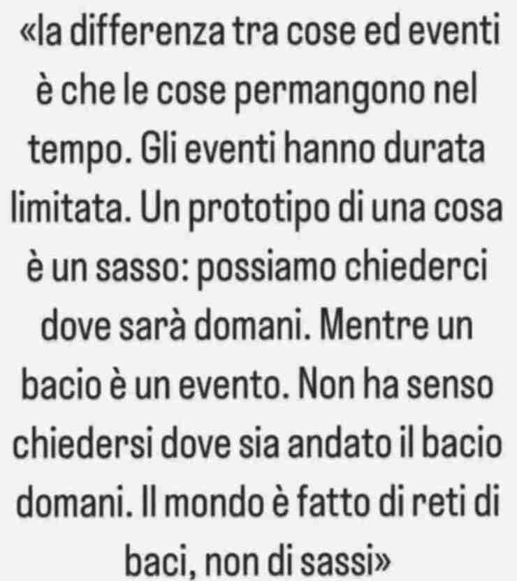 Storia Instagram di Alessandro