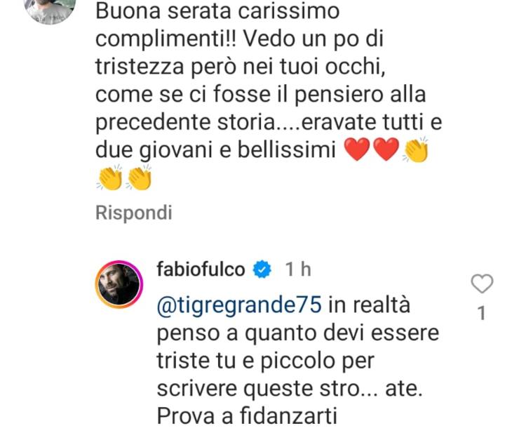 Fabio Fulco è arrabbiato con gli hater