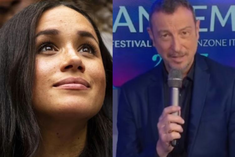 Meghan Markle lavorerà con Amadeus a Sanremo?