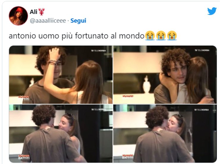 Antonio e Angelina insieme