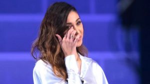 Belen Rodriguez triste