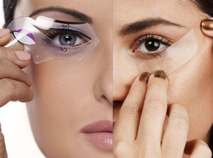 Scotch e stencil per eyeliner