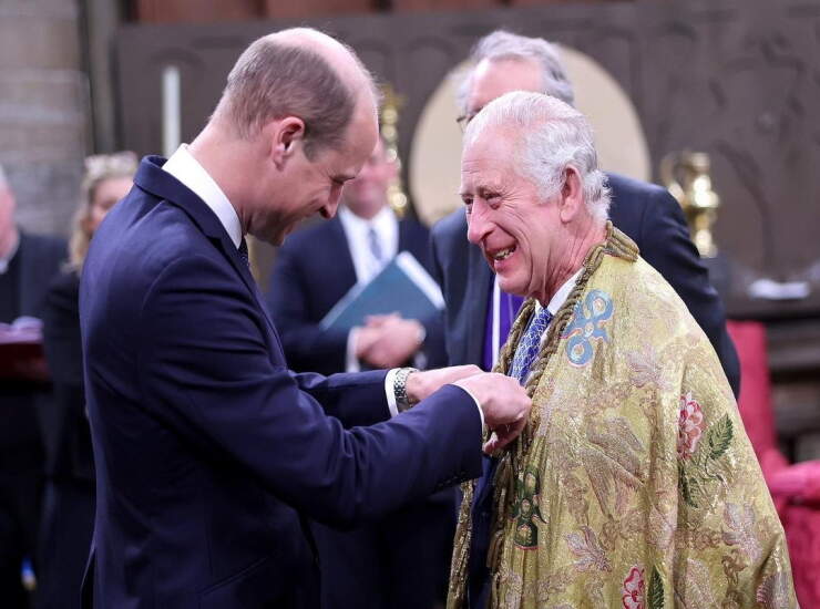 Principe William e Re Carlo III