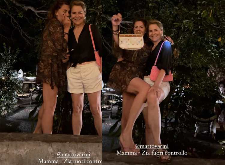 Zorzi stupito dalla mamma e dalla zia