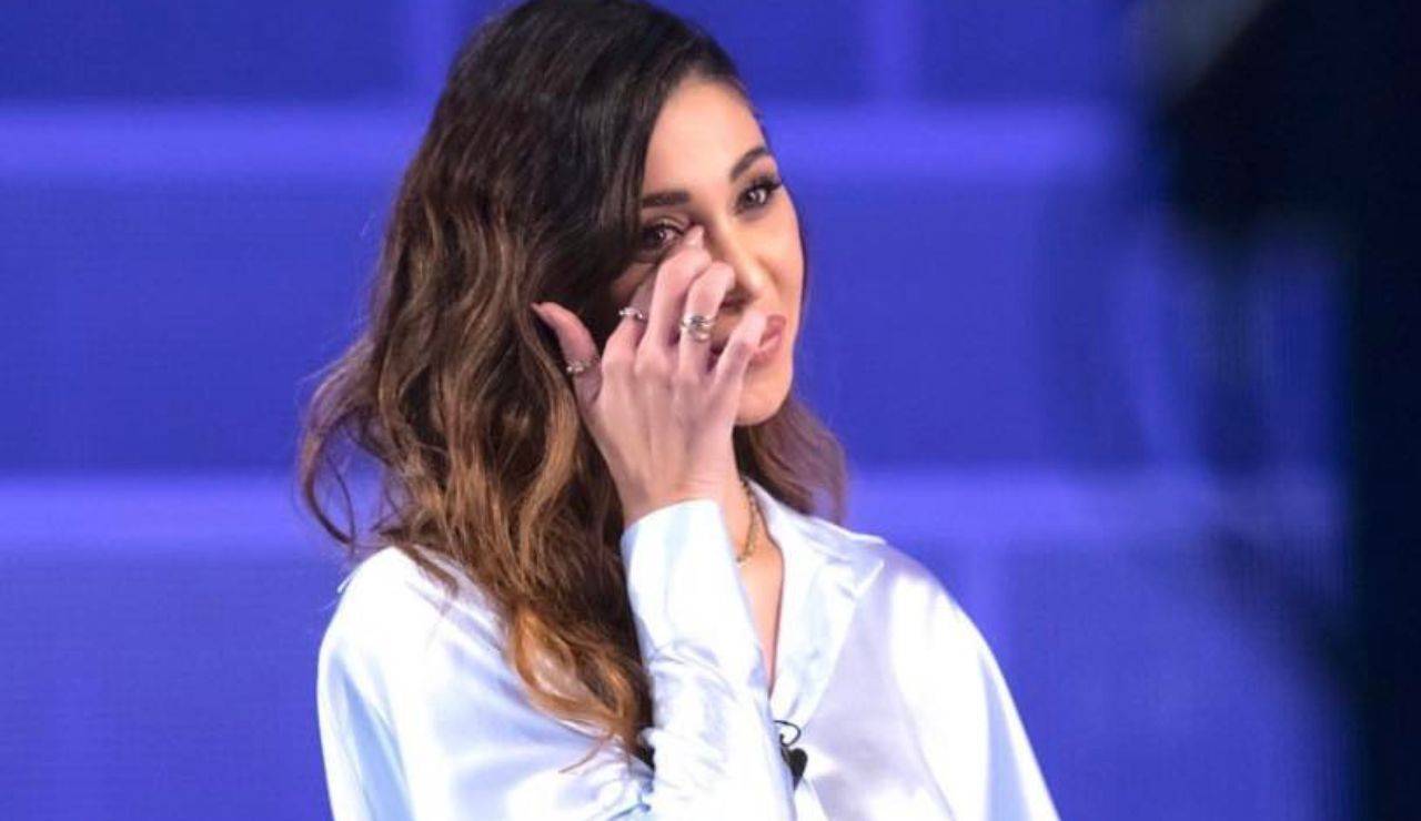 Belen Rodriguez triste