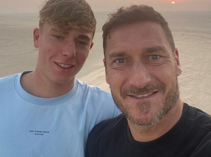 Cristian e Francesco Totti