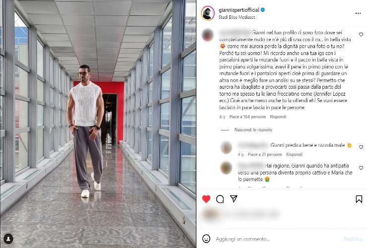 Scandalo per Gianni Sperti