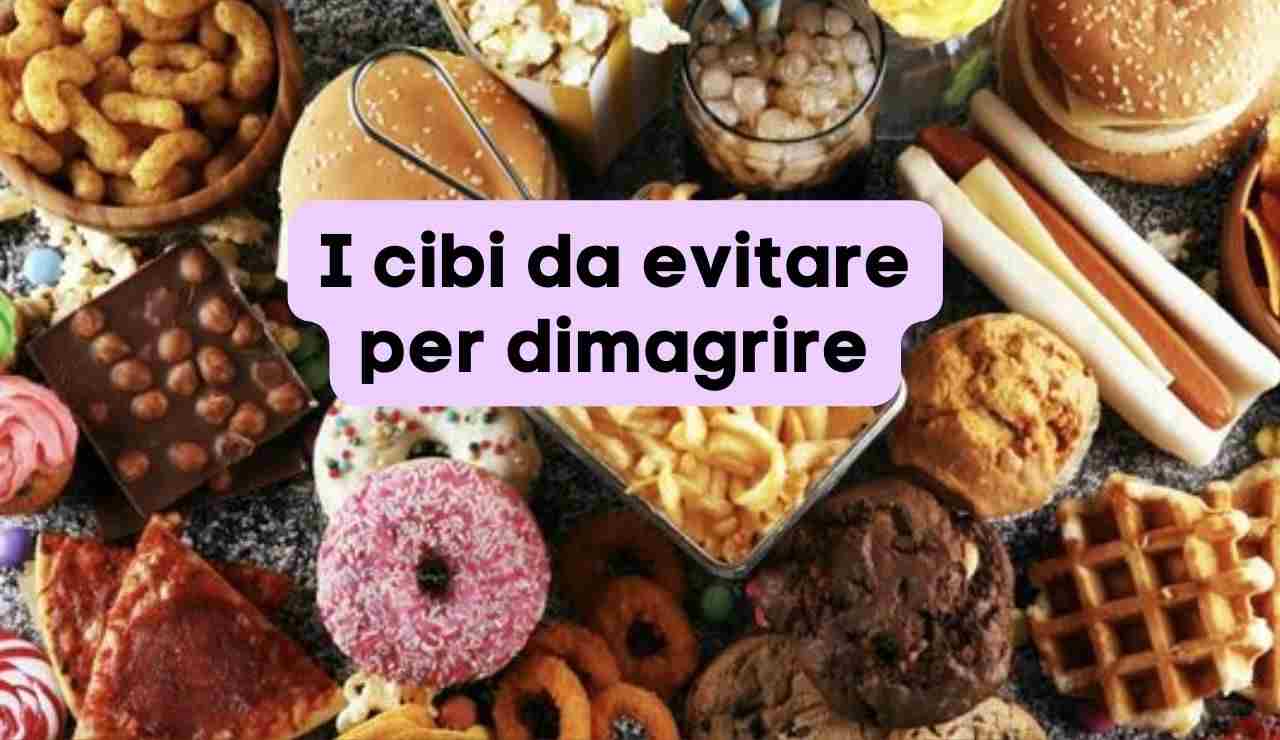 Vuoi dimagrire? Questi sono 5 veleni per la tua linea: eliminali subito  --- (Fonte immagine: https://www.belligea.it/wp-content/uploads/2023/09/I-cibi-da-evitare-per-una-giusta-dieta-Belligea.jpg)