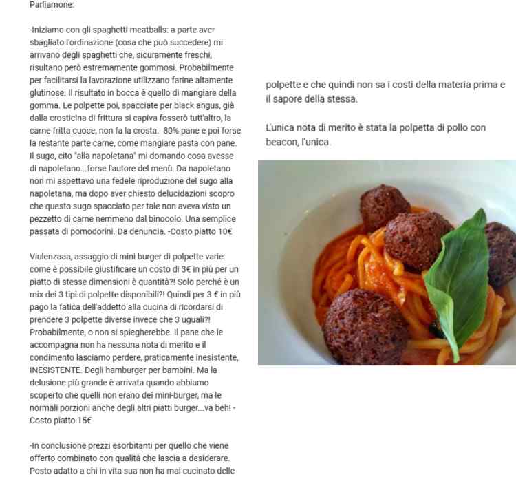 Recensione ristornate Diego Abatantuono