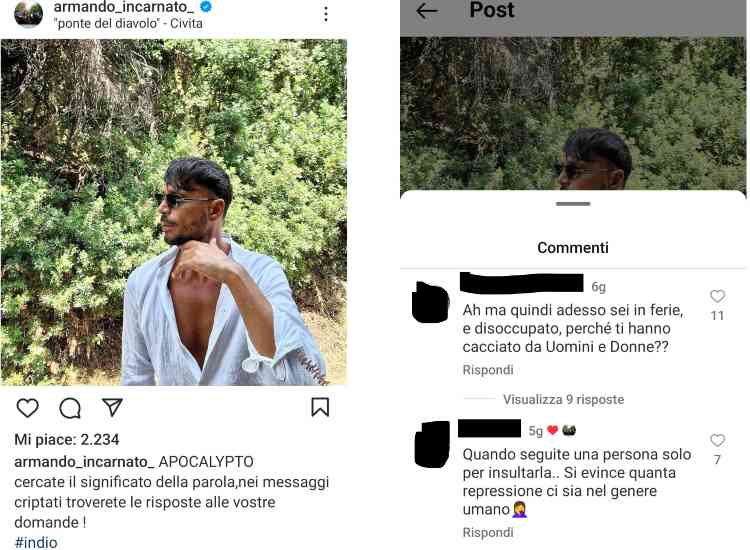 La replica di Armando Incarnato, è furioso