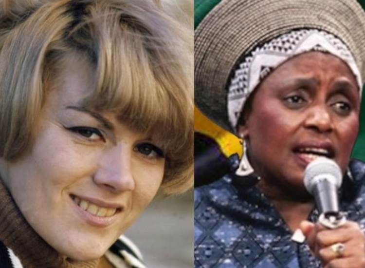 Katerina Caselli and Miriam Makeba