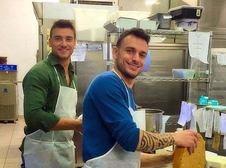 Damiano Carrara e suo fratello Massimiliano