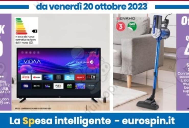 Televisore in offerta da Eurospin