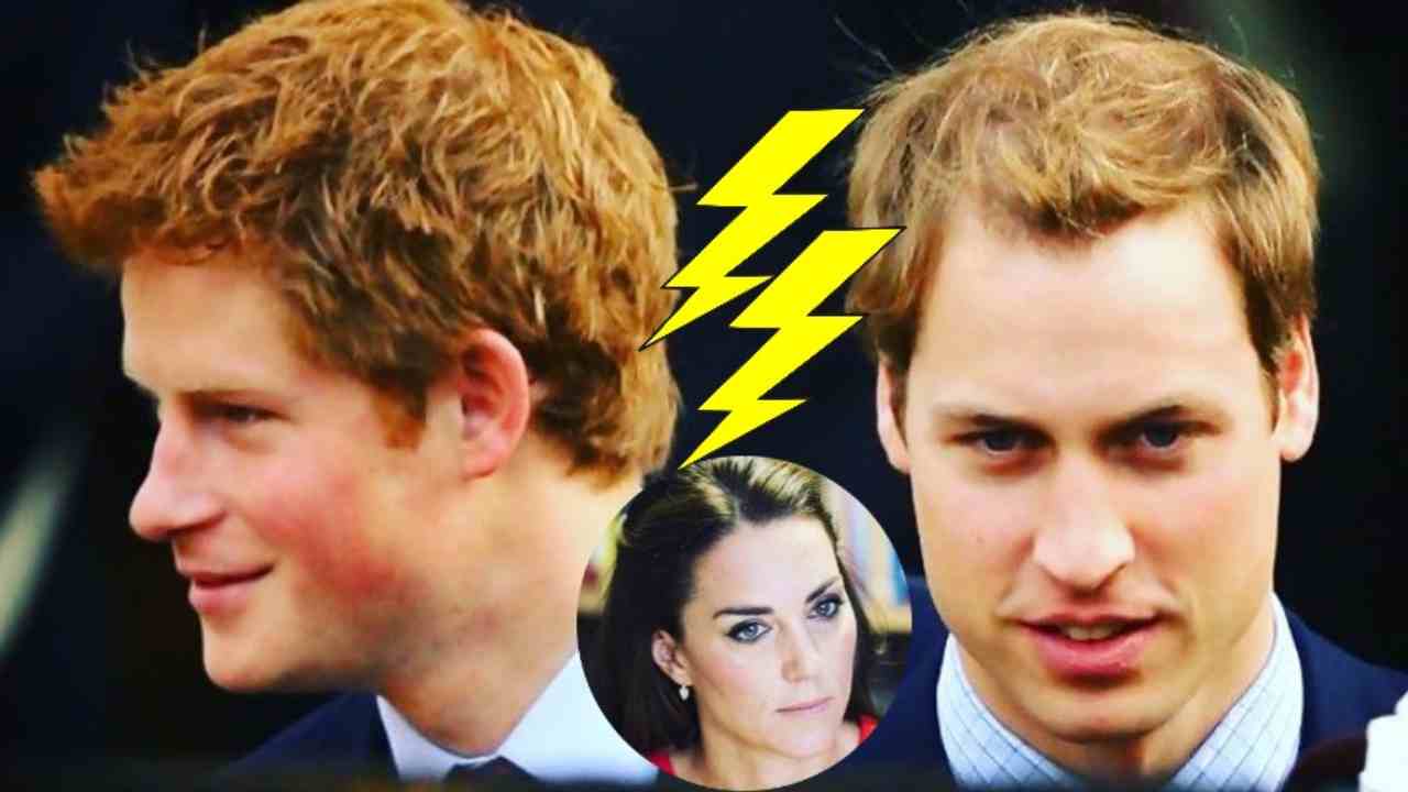Harry litiga con William per colpa di Kate?