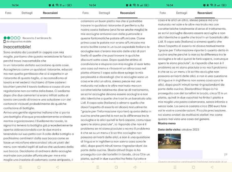 La recensione al ristorante di Locatelli - belligea.it