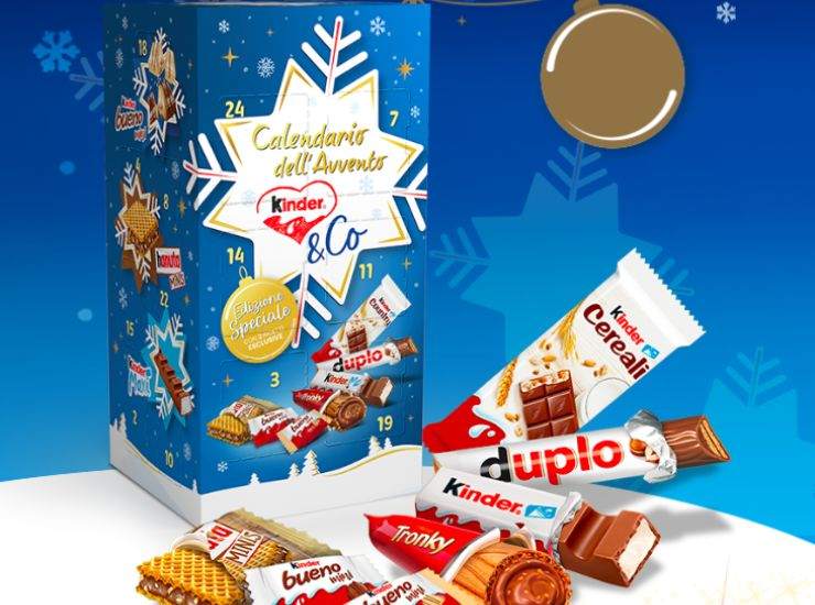 Nuovo calendario dell'avvento Kinder