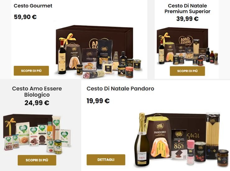Cesti di Natale Amo Essere