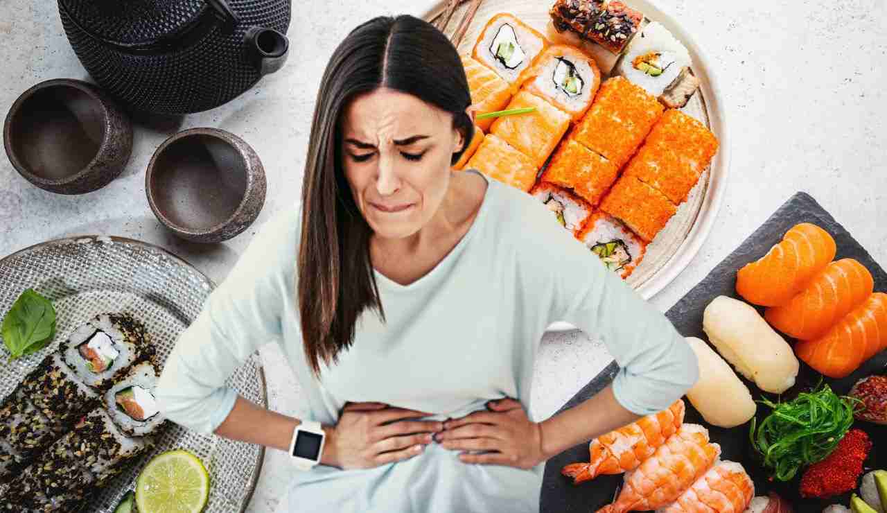 Mal di Sushi: se esageri rischi grosso | Guarda cosa succede al tuo corpo  --- (Fonte immagine: https://www.belligea.it/wp-content/uploads/2023/11/Stare-male-a-causa-del-sushi-Belligea.it_.jpg)