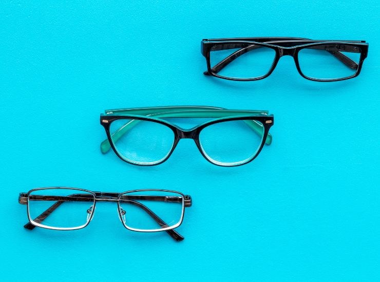 Diverse montature di occhiali 