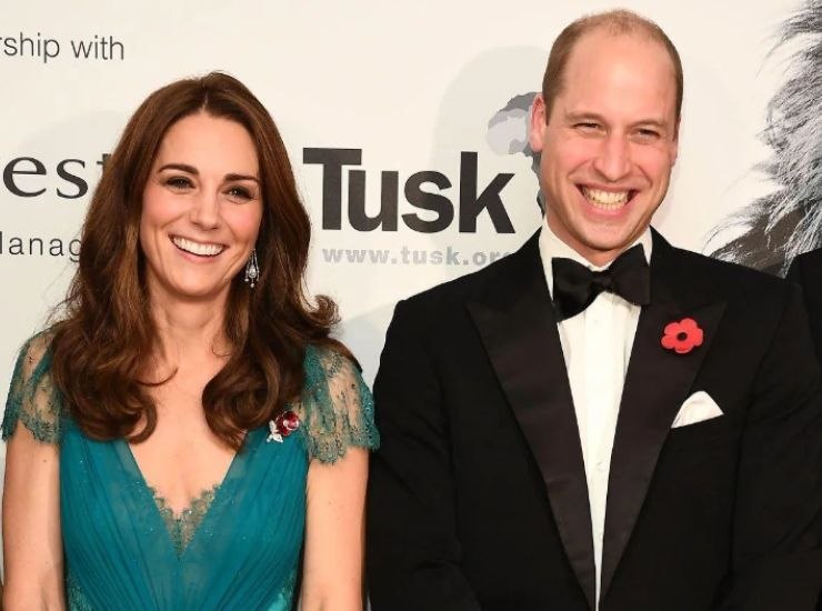 Kate e William durante il Tusk Awards 2018 