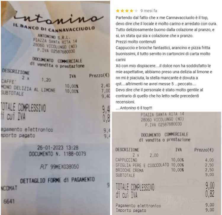 La recensione e i prezzi della gastronomia di Antonino Cannavacciuolo